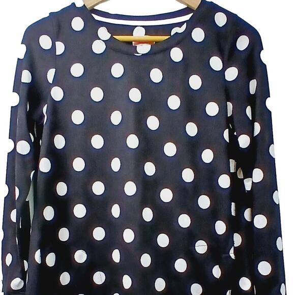 Kate Spade SZ XS Black With White Polka Dot Sleep Shirt KS22207 NWT - Picture 3 of 5